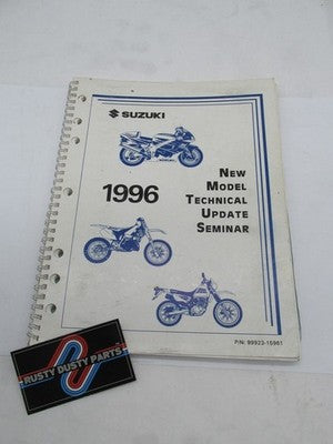 Suzuki Factory 1996 New Technical Update Seminar Manual Book 99923-159