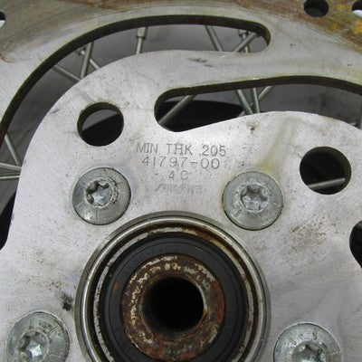 Harley OEM Softail 16x3x3/4" Rear Spoke Wheel w/ Tire, Rotor & 70T Bel