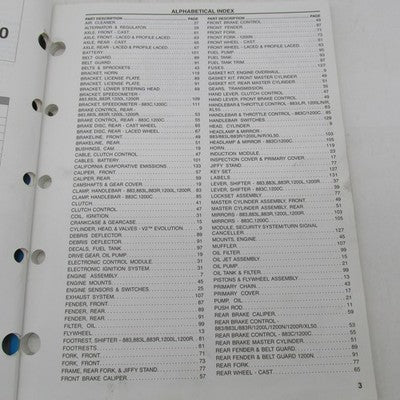 Harley-Davidson Official Factory 2007 Sportster Models Parts Catalog 9