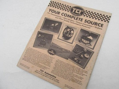 Hot Rodding TCI Automotive Automatic Transmission Guide Catalog Manual