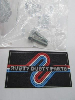 Lot of 2 Harley-Davidson OEM NOS 1/4"-20 x 1" Hex Head Flange Bolt 390