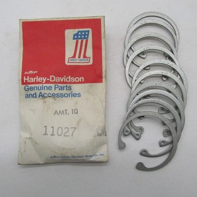 Lot of 10 Harley-Davidson Genuine NOS AMF Wheel Retaining Snap Rings 1