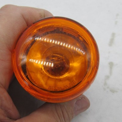 Pair of Harley Davidson OEM Chrome Amber Bullet Turn Signals 68972-00