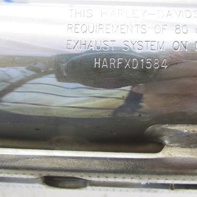 Harley Davidson OEM Chrome Right Side Exhaust Muffler Slip-On DYNA 649