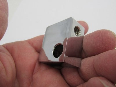 Harley-Davidson Genuine OEM NOS Headlamp Visor Mounting Block Chrome 6