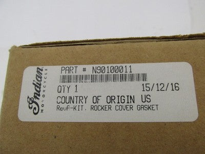 Indian Genuine NOS OEM Rocker Valve Cover Gasket Kit N90100011