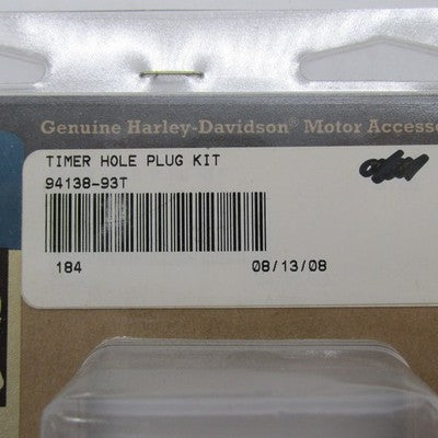 Harley-Davidson Genuine OEM NOS Chrome EVO Timing Hole Plug Kit 94138-
