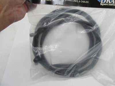 LA Choppers NOS LA-8052B13M Braided Brake Lines Kit, Midnight 1741-442