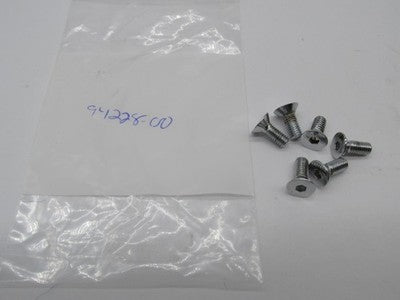 Lot of 6 Harley-Davidson OEM NOS Chrome Countersunk Flat Head Screws 9