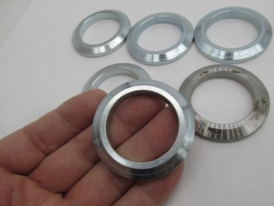 SET of 6 V-Twin NOS Harley Clutch Hub Replacement Sleeves, Silver  18-