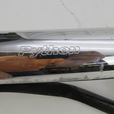 Harley Stock Softail or Dyna Chrome Exhaust System & Python Slash-Cut
