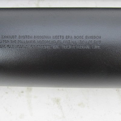 Set of Harley Davidson Genuine Black Stock Mufflers Touring 64900766A