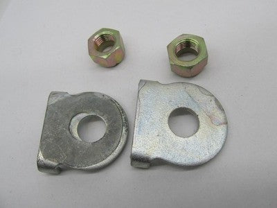 Pair of Harley Genuine NOS Front Axle Fork Retainer Washer Plates 4155