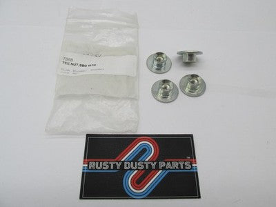 Lot of 4 Harley-Davidson OEM NOS 1/4"-20 Saddlebag Mounting Tee Nuts 7