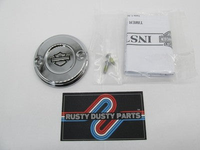 Harley-Davidson Genuine OEM NOS 17+ M8 Empire Timer Cover, Chrome 2560