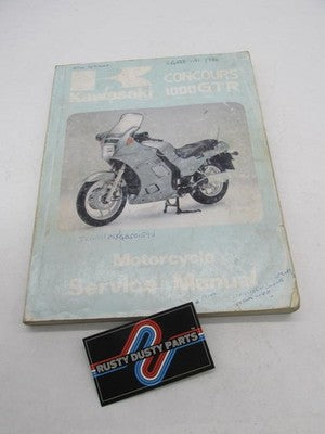 Kawasaki Official Factory 86-94 Concours 1000 GTR Motorcycle Service M