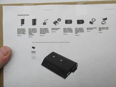 Harley Davidson Genuine NOS NIB Boom! Audio Stage II Amplifier 7600027