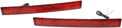 Drag Specialties Red Lens Kit for Saddlebag Side Light 2040-0345