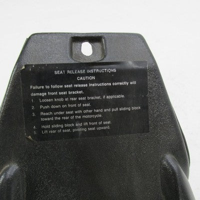 Harley Davidson OEM 93-94 FLHTP FXRP Police Underseat Seat Trim Panel