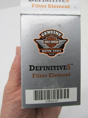 Harley Davidson Genuine NOS Definitive 5 Oil Filter Element 63834-07