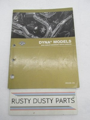Harley-Davidson official Factory 2008 Dyna Models Parts Catalog 99439-