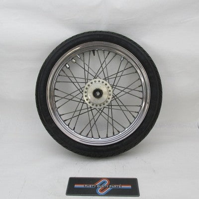 Harley OEM FXR FXD XL 40-Spoke 19" x 2.5" Single Disc Front Wheel 3/4"
