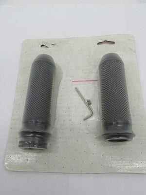 Performance Machine NOS Handlebar Grip Set Black Elite Cable 0063-2027