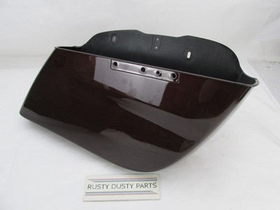 Indian OEM NOS Right Side Saddlebag Bin, DKRST Dark Rusty Maroon 54546