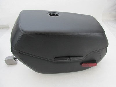 Pair of Harley-Davidson Genuine NOS FLDE Black Rigid Mount Saddlebags