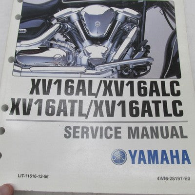 Yamaha 1999 OEM Road Star XV16AL/ALC/ATL/ATLC Service Manual LIT-11616