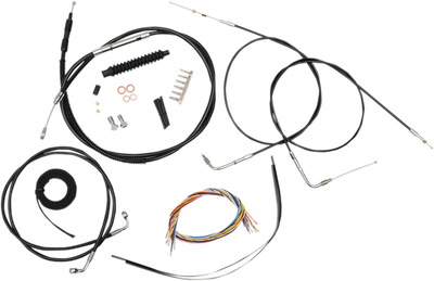 LA Choppers Complete Handlebar Cable And Brake Line Kits LA-8100KT2A-1