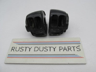 Set of Harley Genuine Stock 1996+ Black Handlebar Switch Housings w Sc