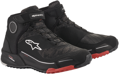 Alpinestars CR-X Drystar Riding Shoes Black Camo/Red 8.5 26118209938.5