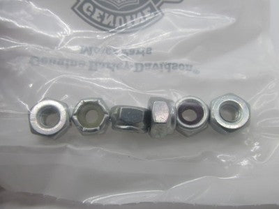 Lot of 6 Harley-Davidson OEM NOS Self-Locking Flexloc Hex Nuts 7624