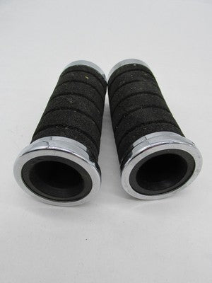 Pair of Harley-Davidson Black Ribbed Foam Handlebar Grips