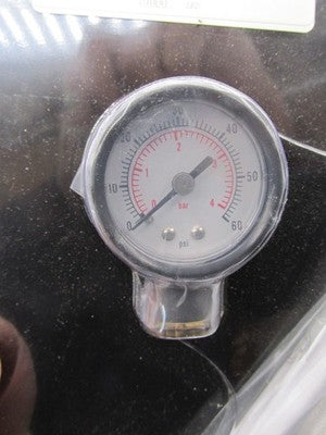 Drag Specialties NOS Pump Air with Gauge 0-60 3805-0083