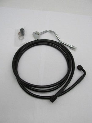 Goodridge NOS Premium ABS Brake Line Kit +6" Black 817-01126 | HD0132-