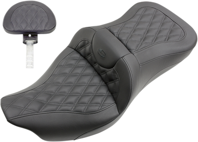 Saddlemen Roadsofa LS Trike Seat w/Backrest 808-07B-182TBR