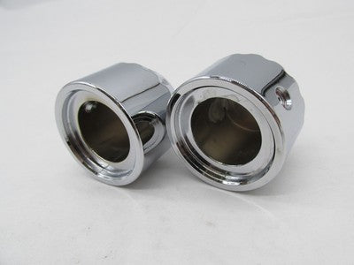 Lot of 2 Harley-Davidson Genuine Chrome 7/8" Inch Bolt Axle Covers