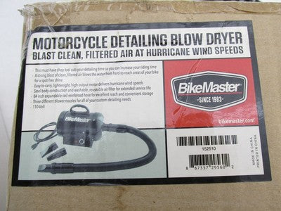 Bike Master NEW 110V Motorcycle Detailing Blow Dryer 152510