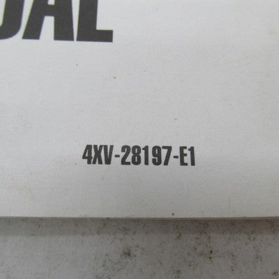 Yamaha OEM Supplementary Service Manual YZF-R1M/C 4XV-28197-E1 LIT-116