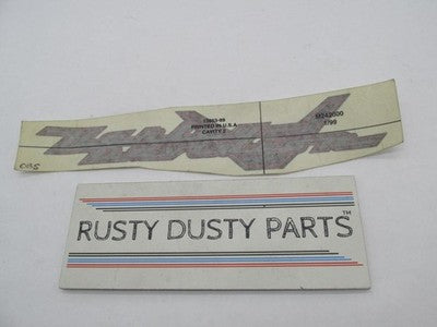 Harley Davidson Genuine NOS Fuel Tank Decal 13953-99