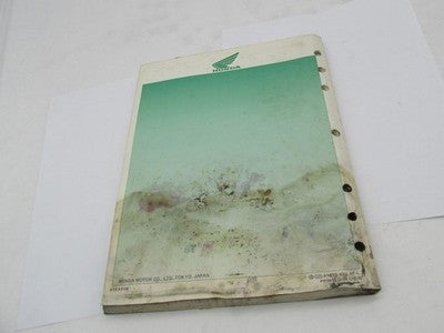 Honda Official Factory 1985-1990 CR500R Shop Service Manual Book