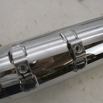 Pair of Harley OEM Chrome Mufflers FLHX FLHT FLT 07-08 Touring 65592-0