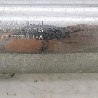 Harley Davidson OEM Single Chrome Rear Muffler Twin Cam Softail 65890-