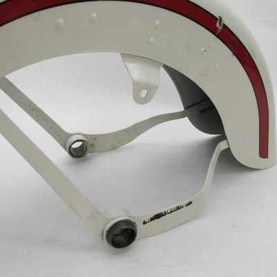 Harley OEM 97 Heritage Springer FLSTS Front Fender Birch White w/ Red