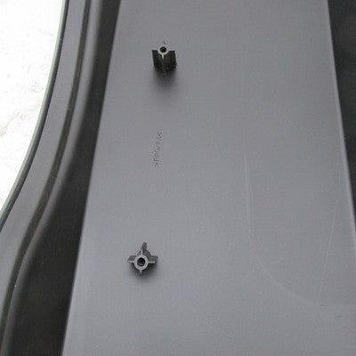 Harley OEM 93-13 Touring Left Saddlebag Lid Pewter Pearl Silver 90606-
