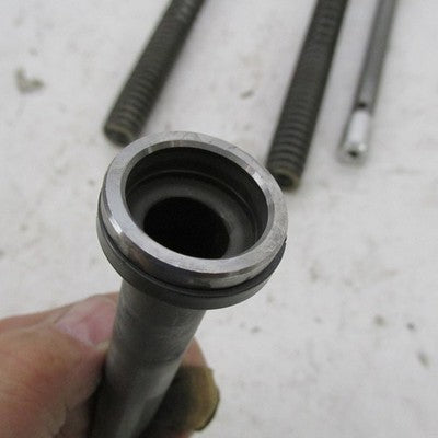 Set of Harley OEM 39mm Front Fork Coil Springs, Dampers, & Oil Stops 4