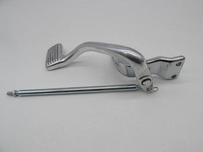 Harley 1991-2017 Dyna Chrome Left Rear Brake Pedal Assembly w/ Linkage