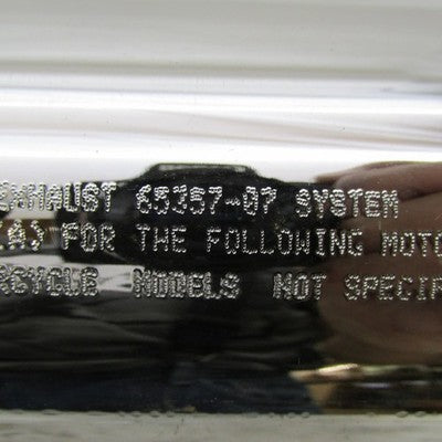 Pair of Harley Davidson OEM Softail Tapered Mufflers Chrome 65358-07 6